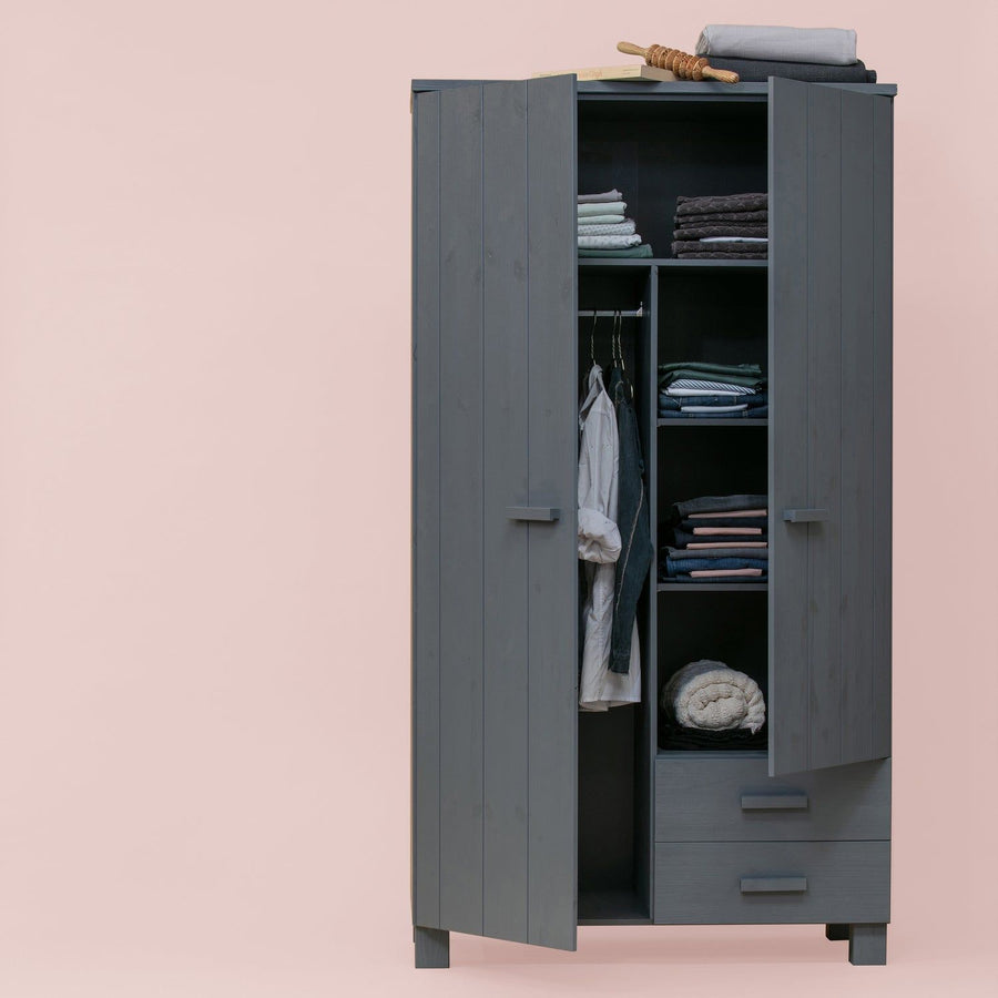 DENNIS KAST MET LADEN GRENEN STEEL GREY [fsc]