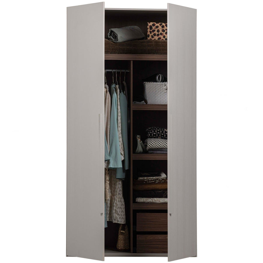 RENS 2-DEURS HANG/LEGKAST GREEP LANG NOTEN/PEBBLE GREY [fsc]