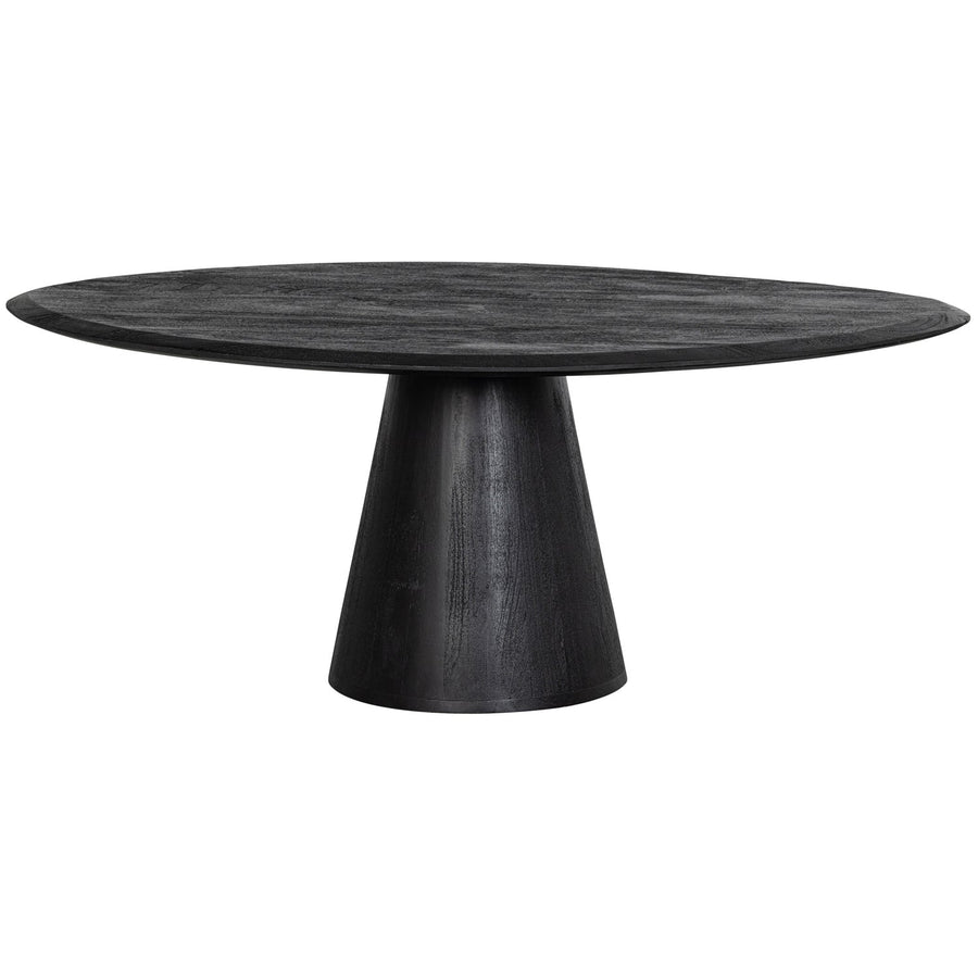 POSTURE SALONTAFEL MANGOHOUT ZWART O120 CM