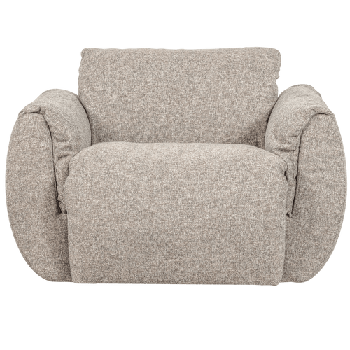 BAGGY DRAAIFAUTEUIL GEWEVEN STOF NATUREL MELANGE