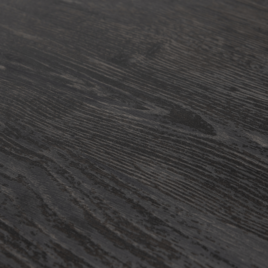OONA EETTAFEL ROND MET 3-POOT MDF DONKERBRUIN O140 CM
