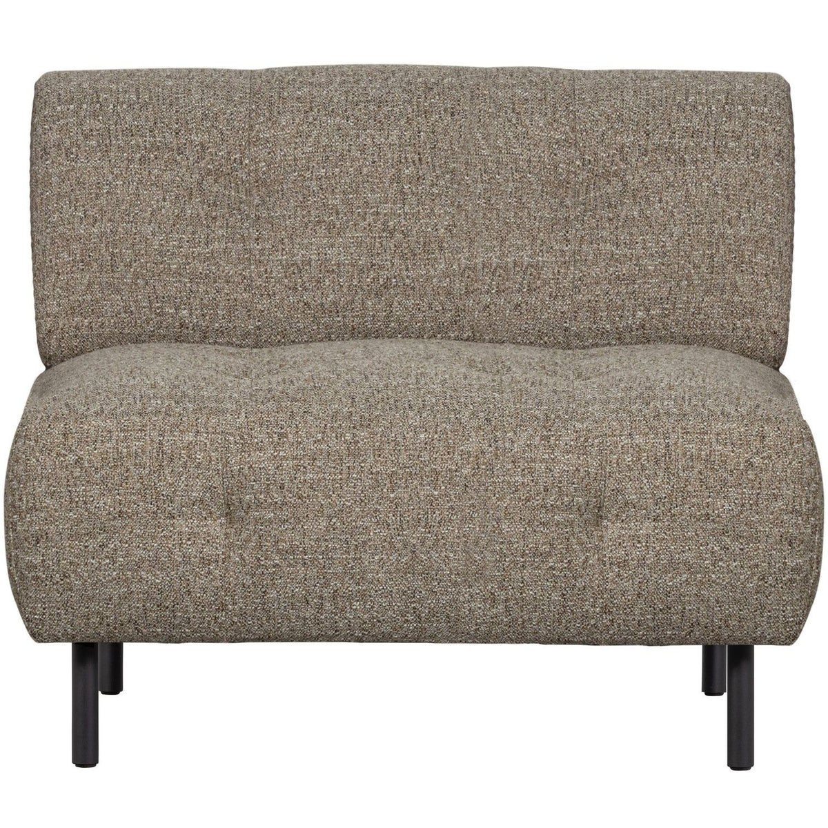 LLOYD FAUTEUIL GROF GEWEVEN BRUIN MELANGE