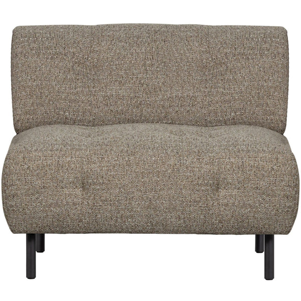 LLOYD FAUTEUIL GROF GEWEVEN BRUIN MELANGE