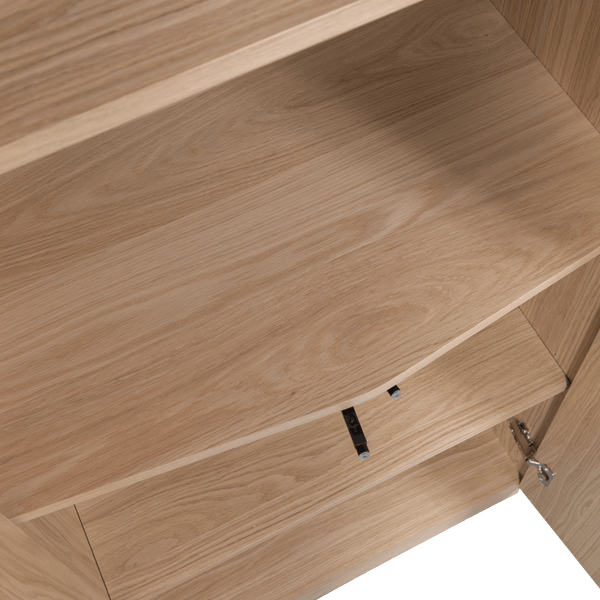ZUMA HOGE KAST 67 CM EIKEN FINEER TRANSPARANT [fsc]