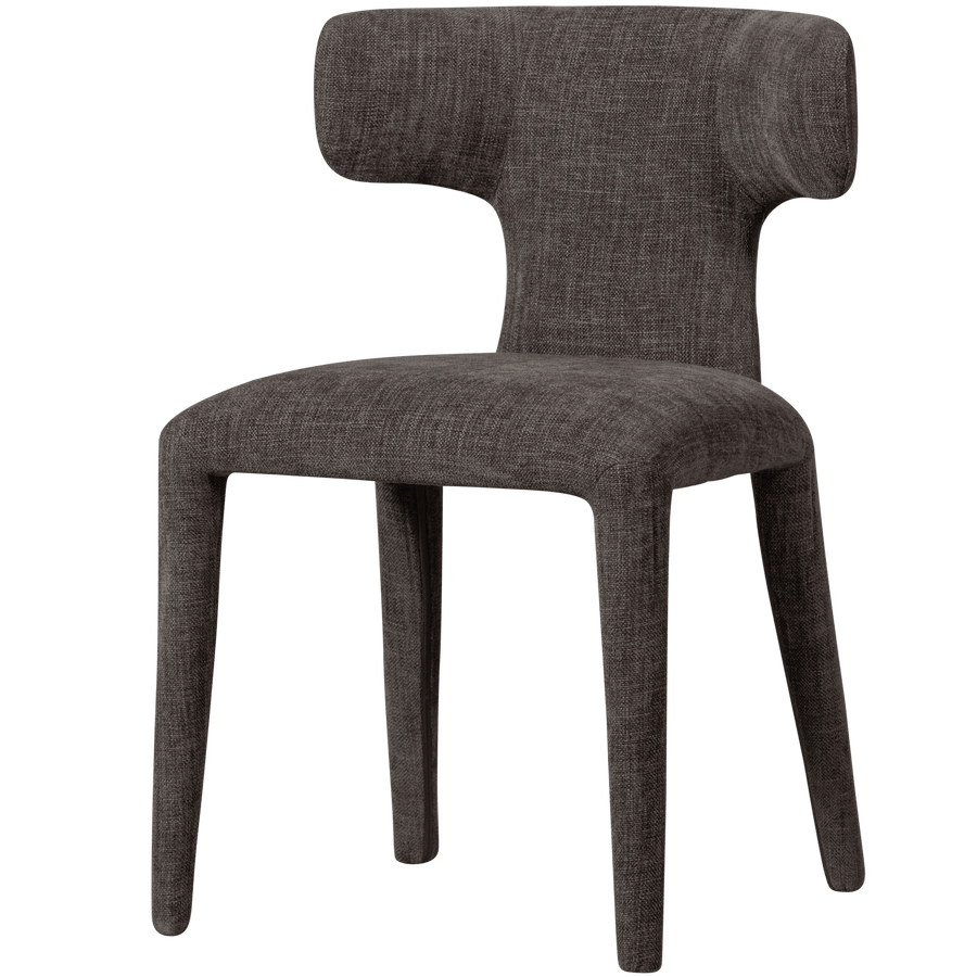 PERMIT EETKAMERSTOEL ESPRESSO (set of 2)