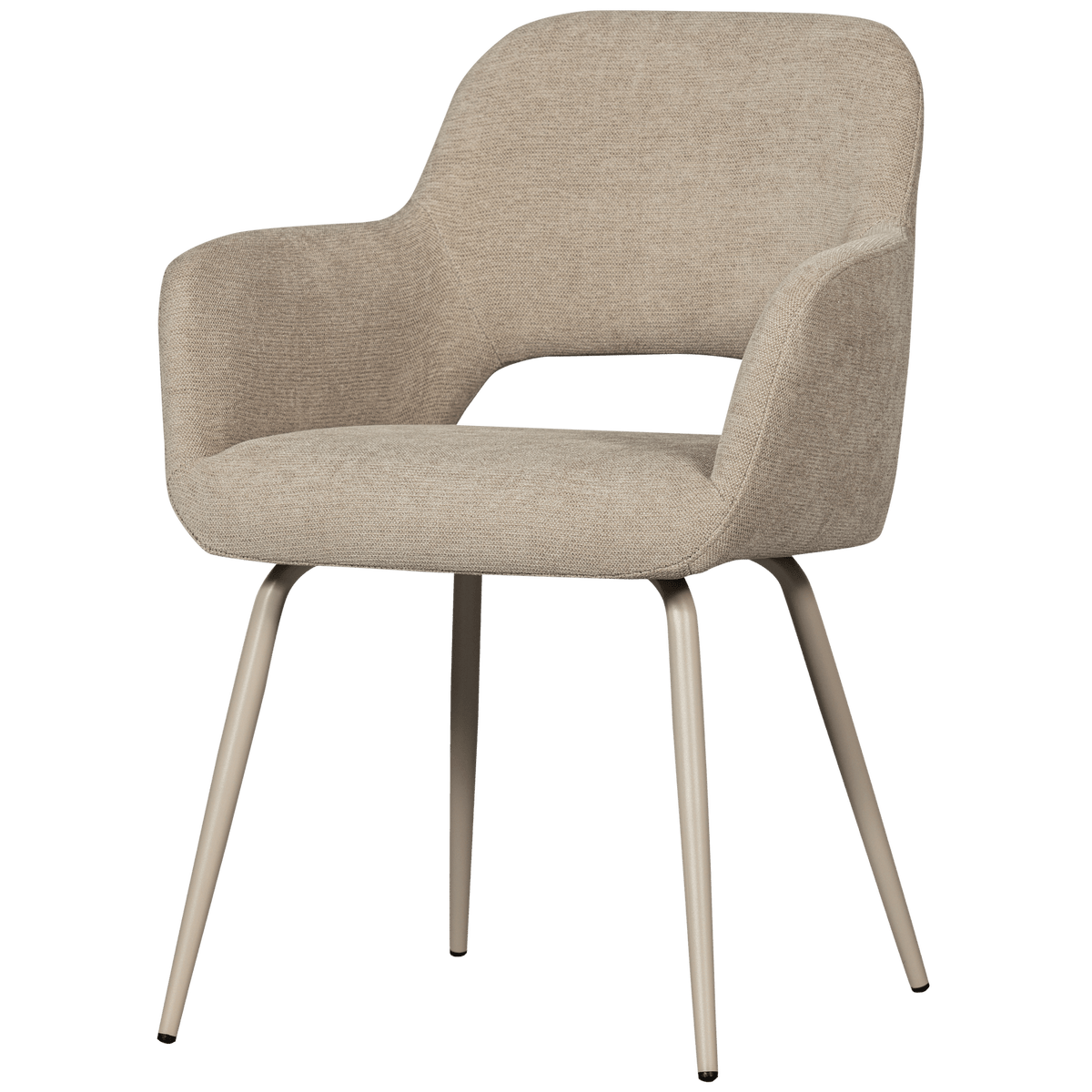 JENNY EETKAMERSTOEL GEWEVEN STOF NATUREL (set of 2)