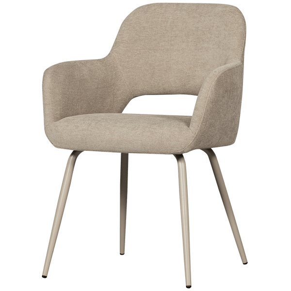 JENNY EETKAMERSTOEL GEWEVEN STOF NATUREL (set of 2)