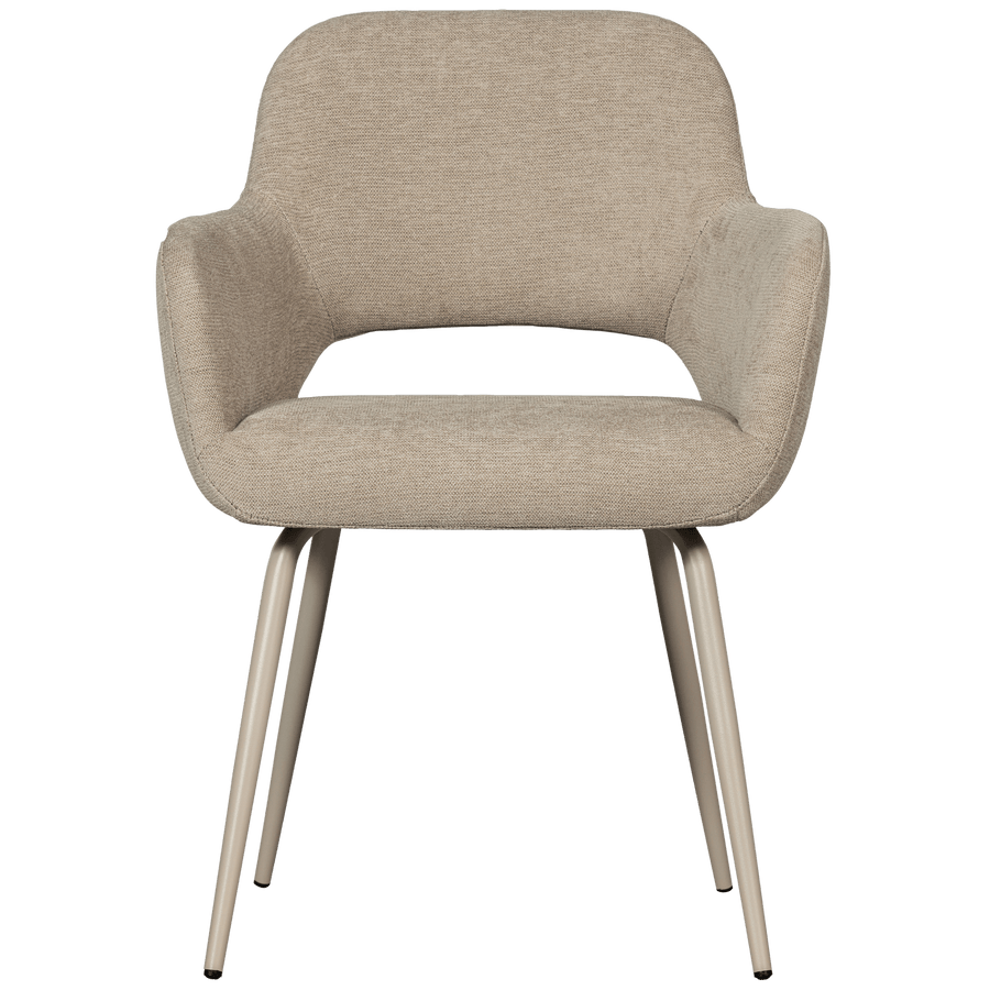 JENNY EETKAMERSTOEL GEWEVEN STOF NATUREL (set of 2)