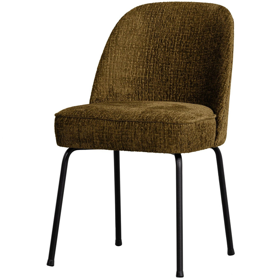 VOGUE EETKAMERSTOEL STRUCTURE VELVET BRASS (set of 2)