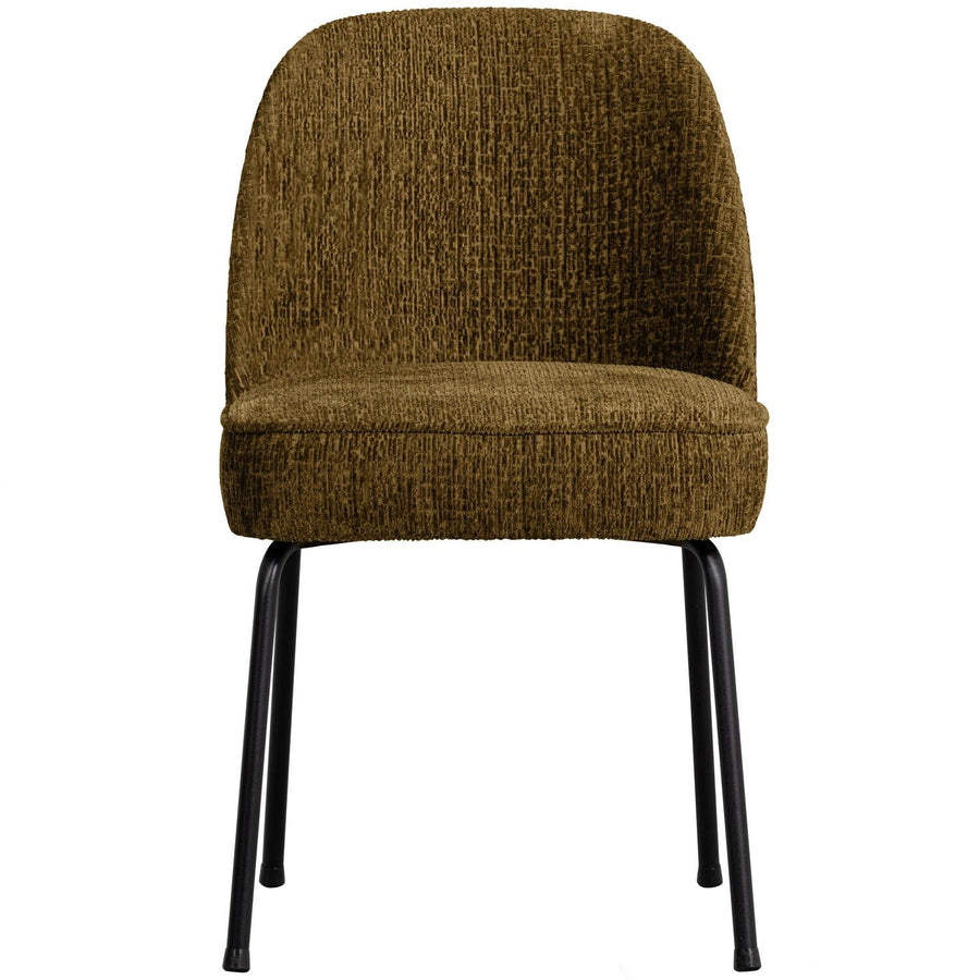 VOGUE EETKAMERSTOEL STRUCTURE VELVET BRASS (set of 2)