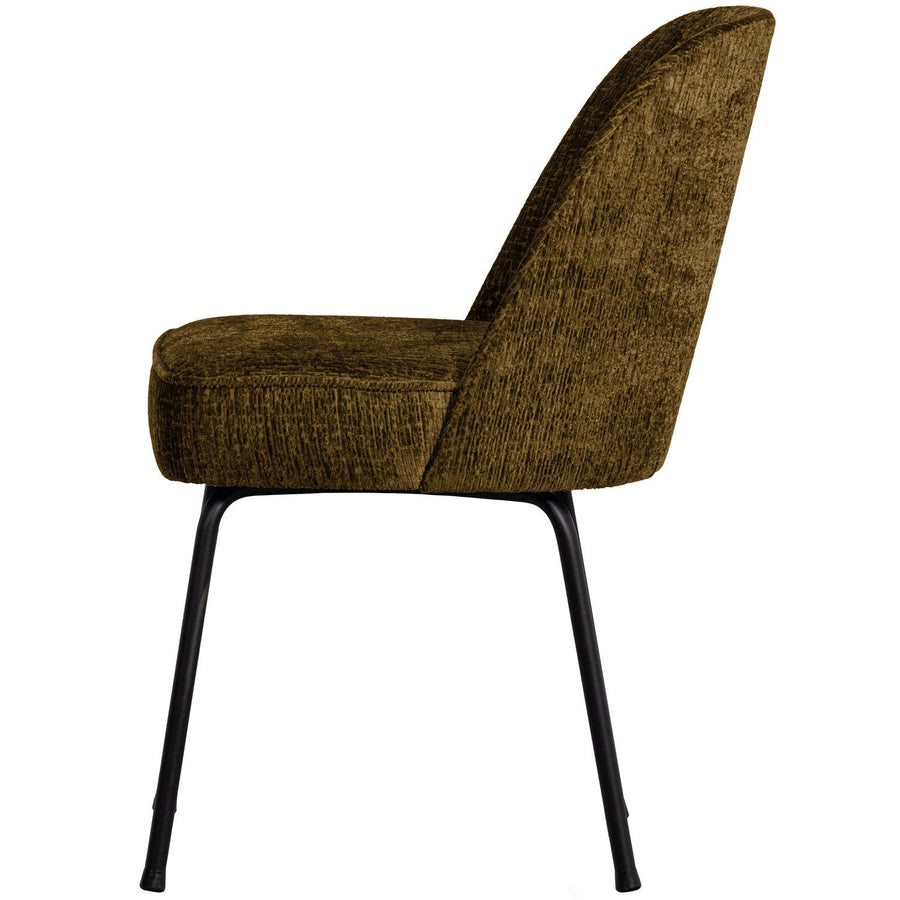 VOGUE EETKAMERSTOEL STRUCTURE VELVET BRASS (set of 2)