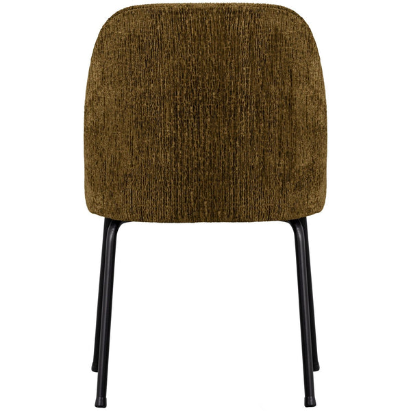 VOGUE EETKAMERSTOEL STRUCTURE VELVET BRASS (set of 2)