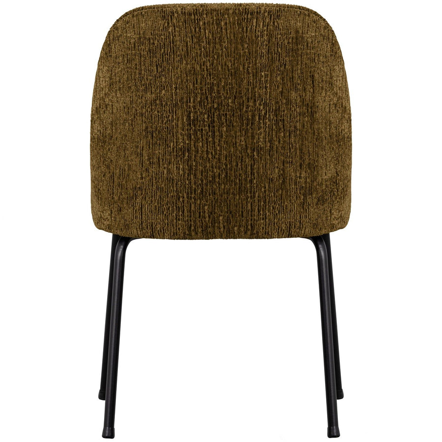 VOGUE EETKAMERSTOEL STRUCTURE VELVET BRASS (set of 2)