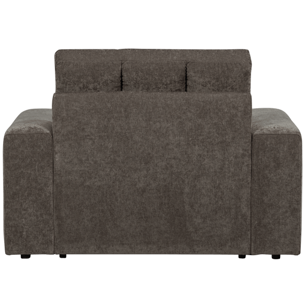 SECOND DATE FAUTEUIL VELVET WARMGRIJS