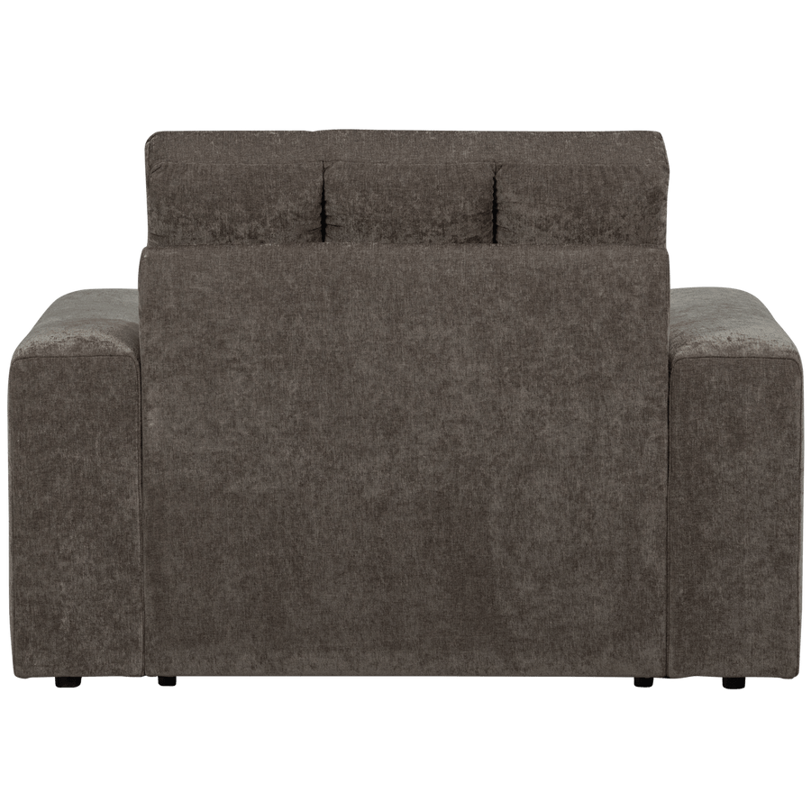 SECOND DATE FAUTEUIL VELVET WARMGRIJS