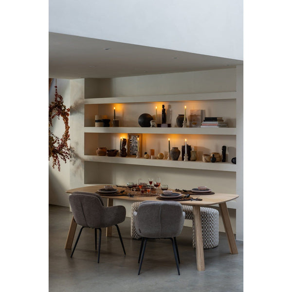 TABLO EETTAFEL DEENS OVAAL DL 220X100 CM TRANSPARANT [fsc]