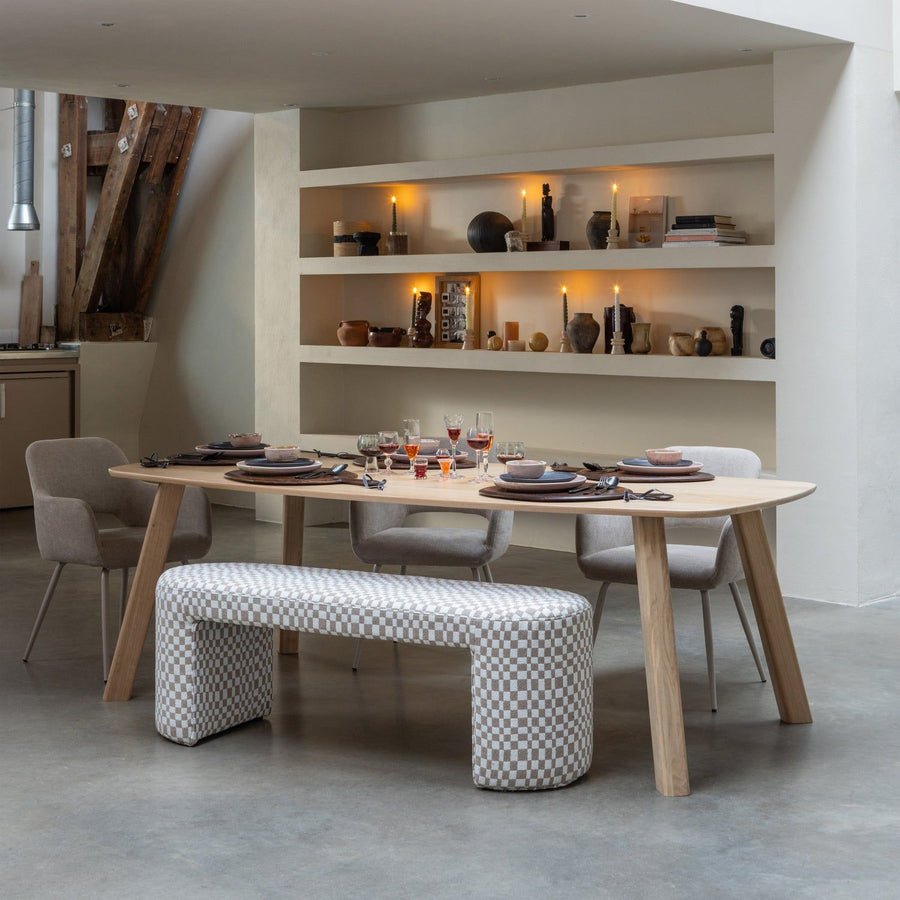 TABLO EETTAFEL DEENS OVAAL DL 220X100 CM TRANSPARANT [fsc]