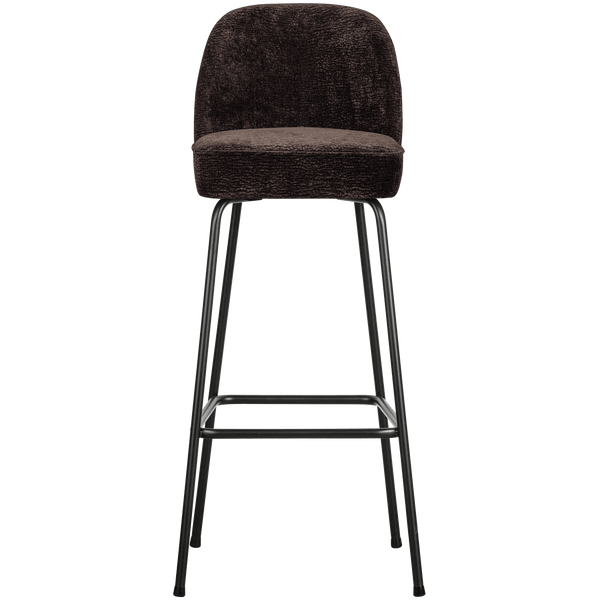 VOGUE BARSTOEL 80 CM 3D CHENILLE DONKERBRUIN