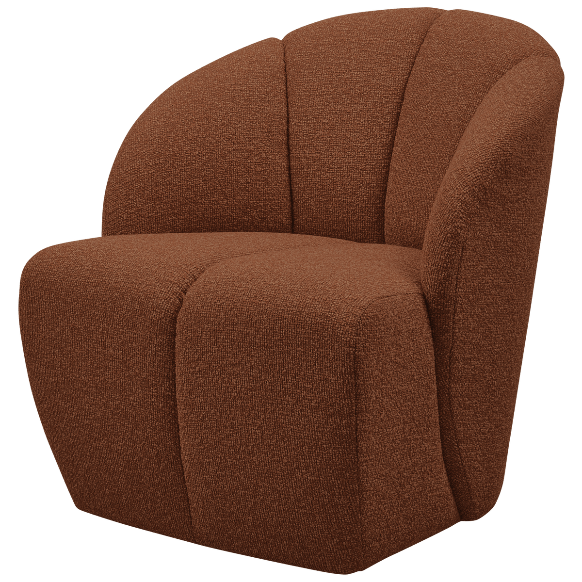 MOJO DRAAIFAUTEUIL BOUCLE ROESTBRUIN MELANGE