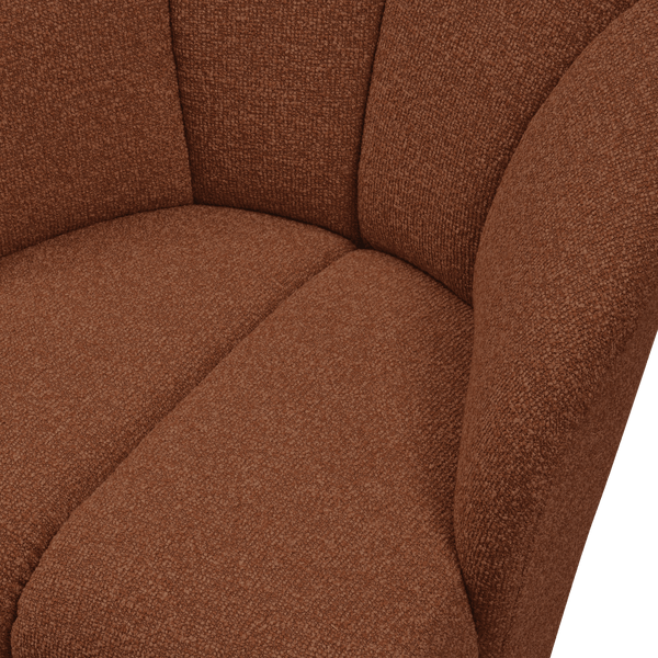 MOJO DRAAIFAUTEUIL BOUCLE ROESTBRUIN MELANGE