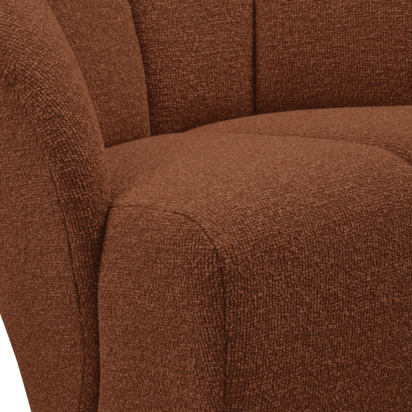 MOJO DRAAIFAUTEUIL BOUCLE ROESTBRUIN MELANGE