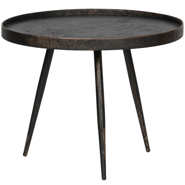 BOUNDS BIJZETTAFEL L HOUT/METAAL ANTIQUE GOUD 44XO58 CM (set of 2)