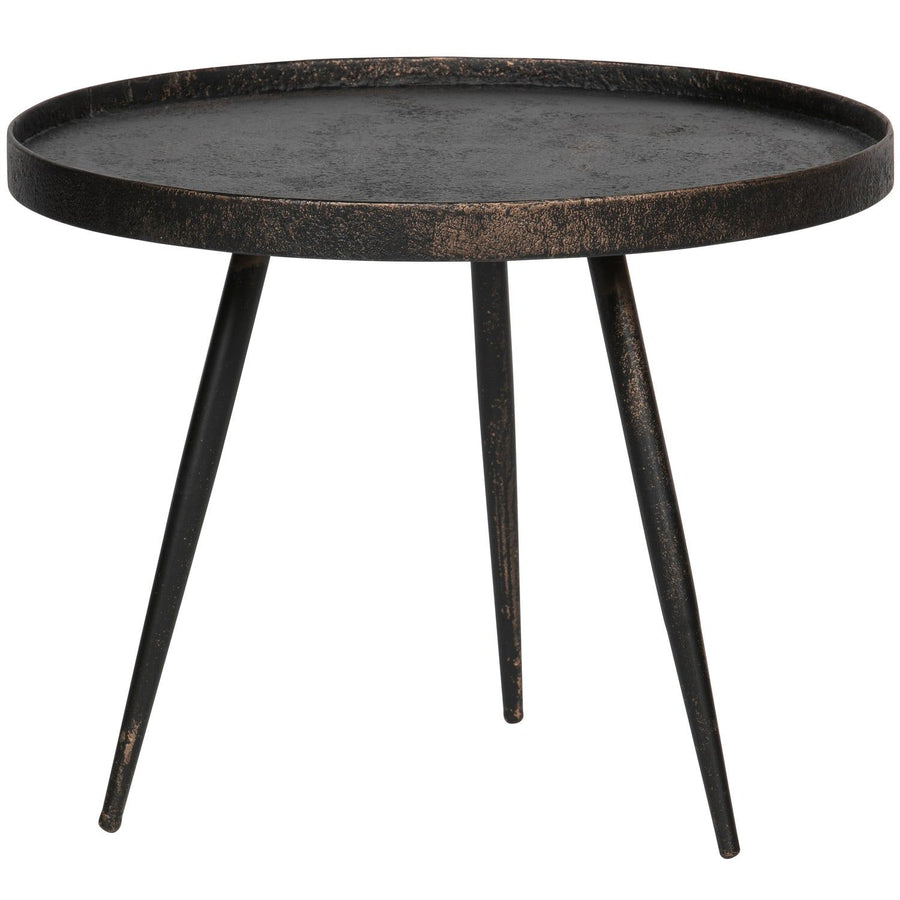 BOUNDS BIJZETTAFEL L HOUT/METAAL ANTIQUE GOUD 44XO58 CM (set of 2)