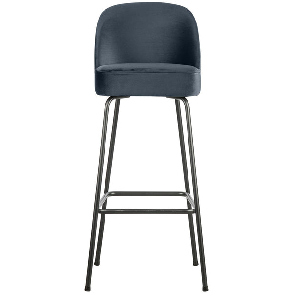 VOGUE BARSTOEL 80 CM VELVET BLAUW