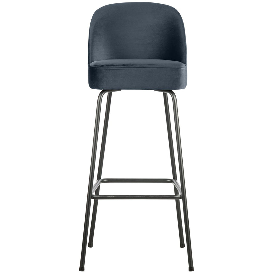 VOGUE BARSTOEL 80 CM VELVET BLAUW