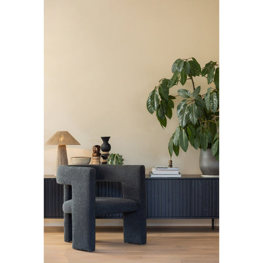 NEW GRAVURE TV MEUBEL 150 CM GRENEN ZWART [fsc]
