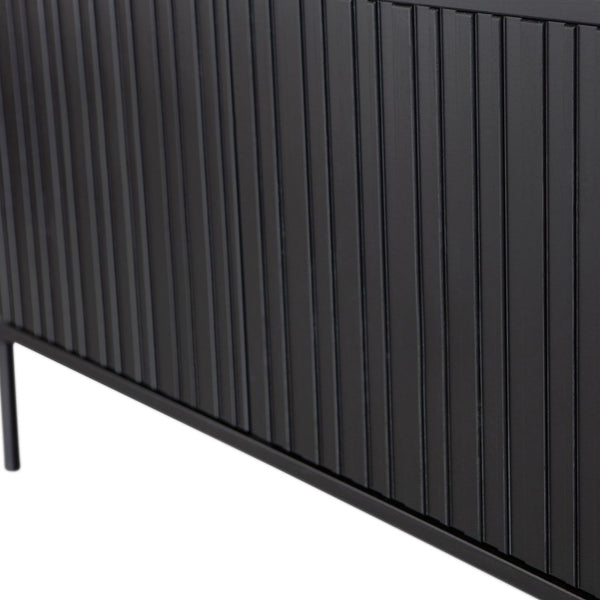 NEW GRAVURE TV MEUBEL 150 CM GRENEN ZWART [fsc]