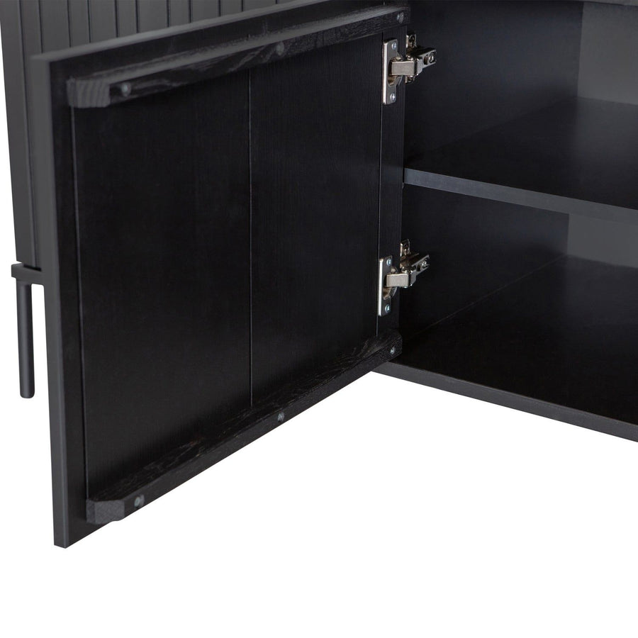NEW GRAVURE TV MEUBEL 150 CM GRENEN ZWART [fsc]