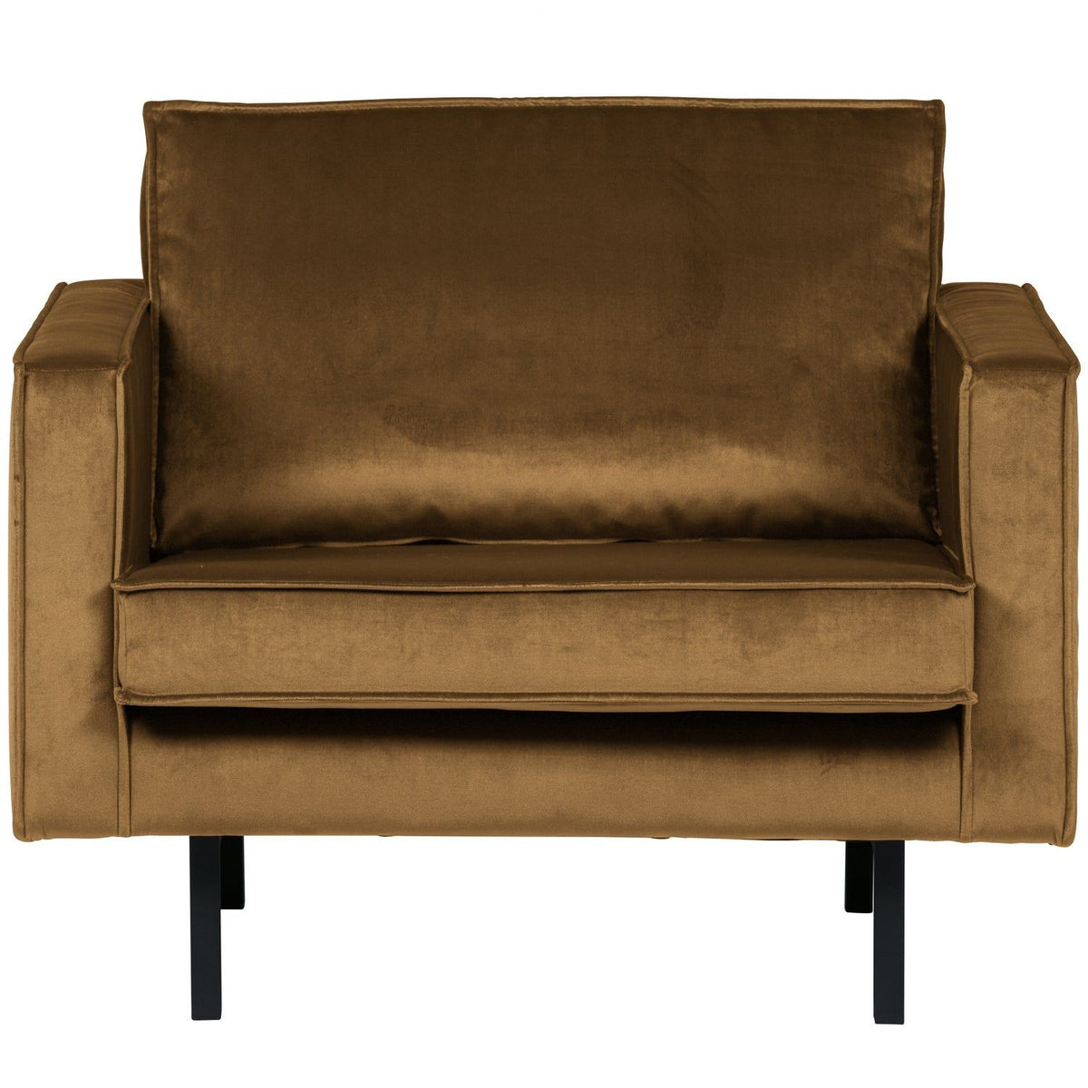 RODEO FAUTEUIL VELVET HONINGGEEL