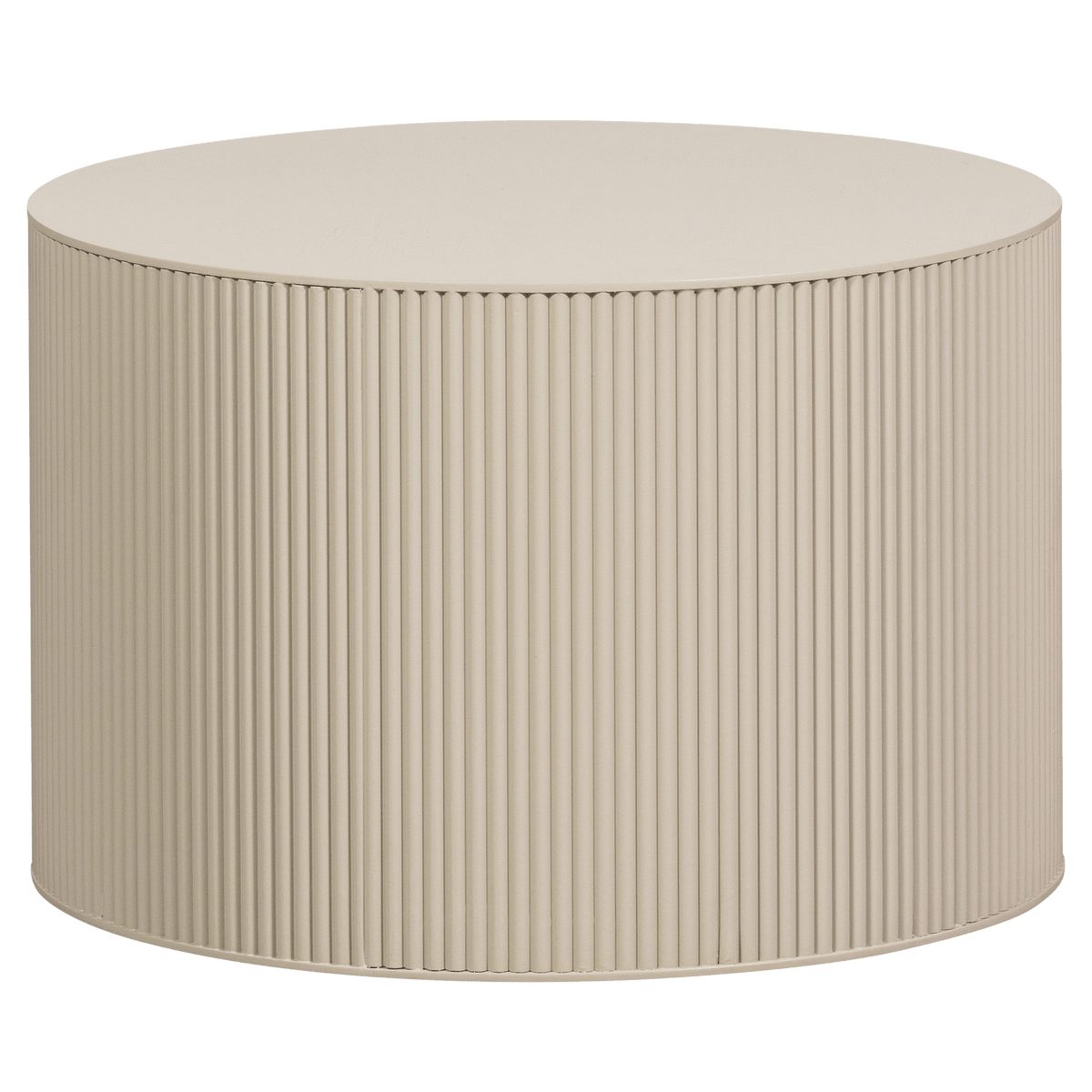 SANNE BIJZETTAFEL ROND MDF ANTIEK BEIGE