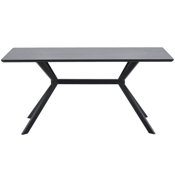 BRUNO EETTAFEL RECHTHOEK MDF ZWART 160X90 CM