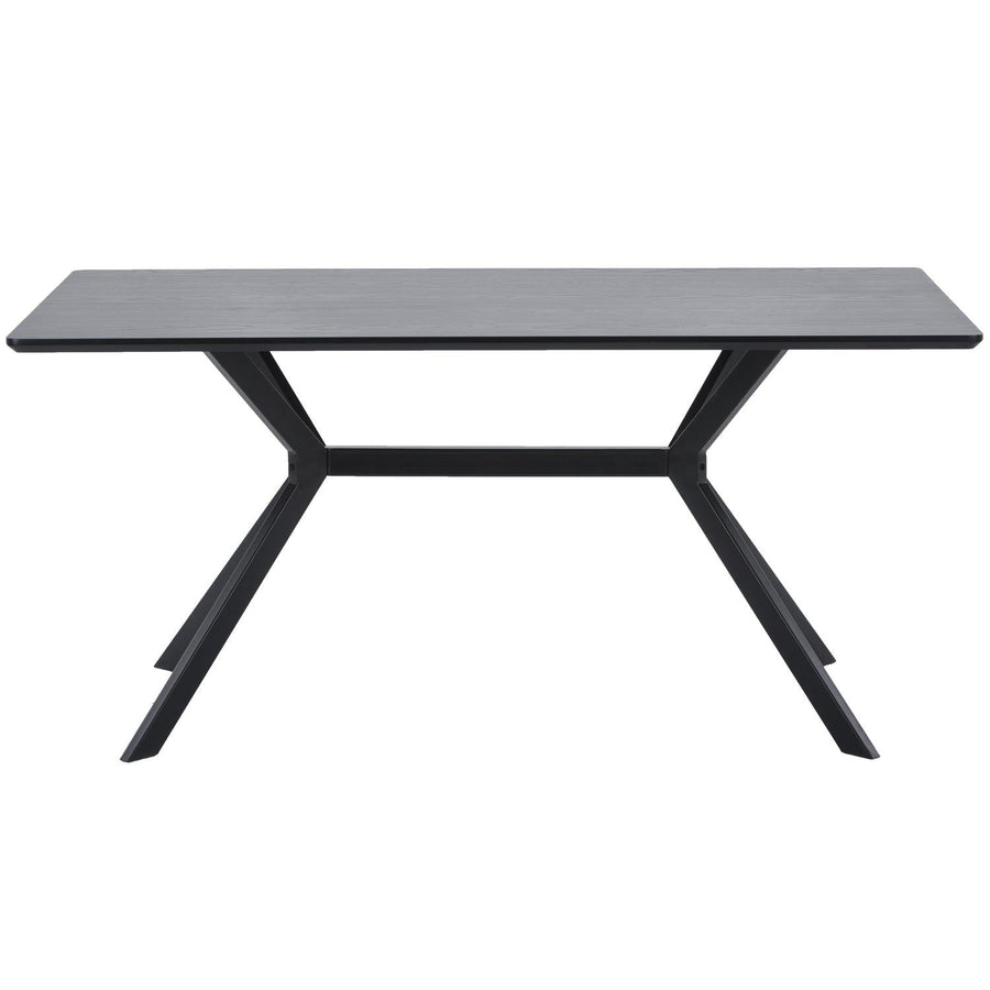 BRUNO EETTAFEL RECHTHOEK MDF ZWART 160X90 CM