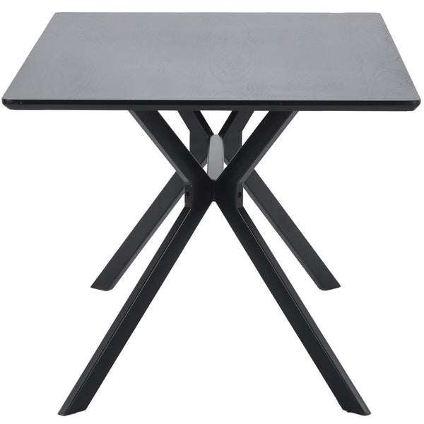 BRUNO EETTAFEL RECHTHOEK MDF ZWART 160X90 CM