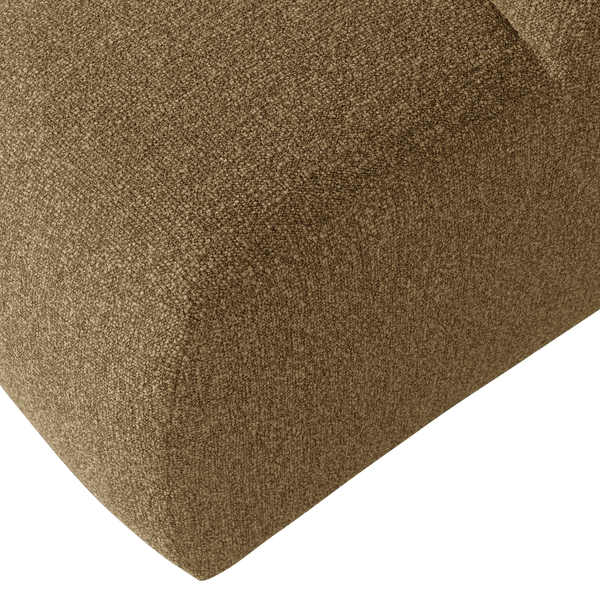 MOJO POEF BOUCLE GEEL/BRUIN MELANGE