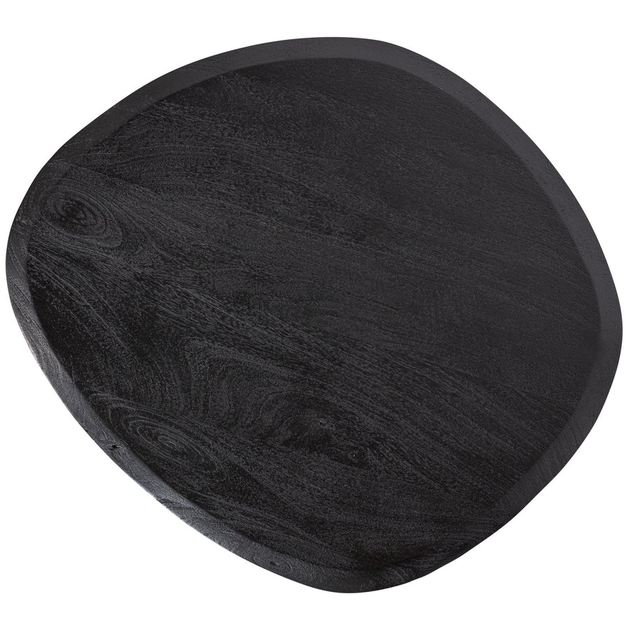 POSTURE SALONTAFEL MANGOHOUT ZWART O70 CM