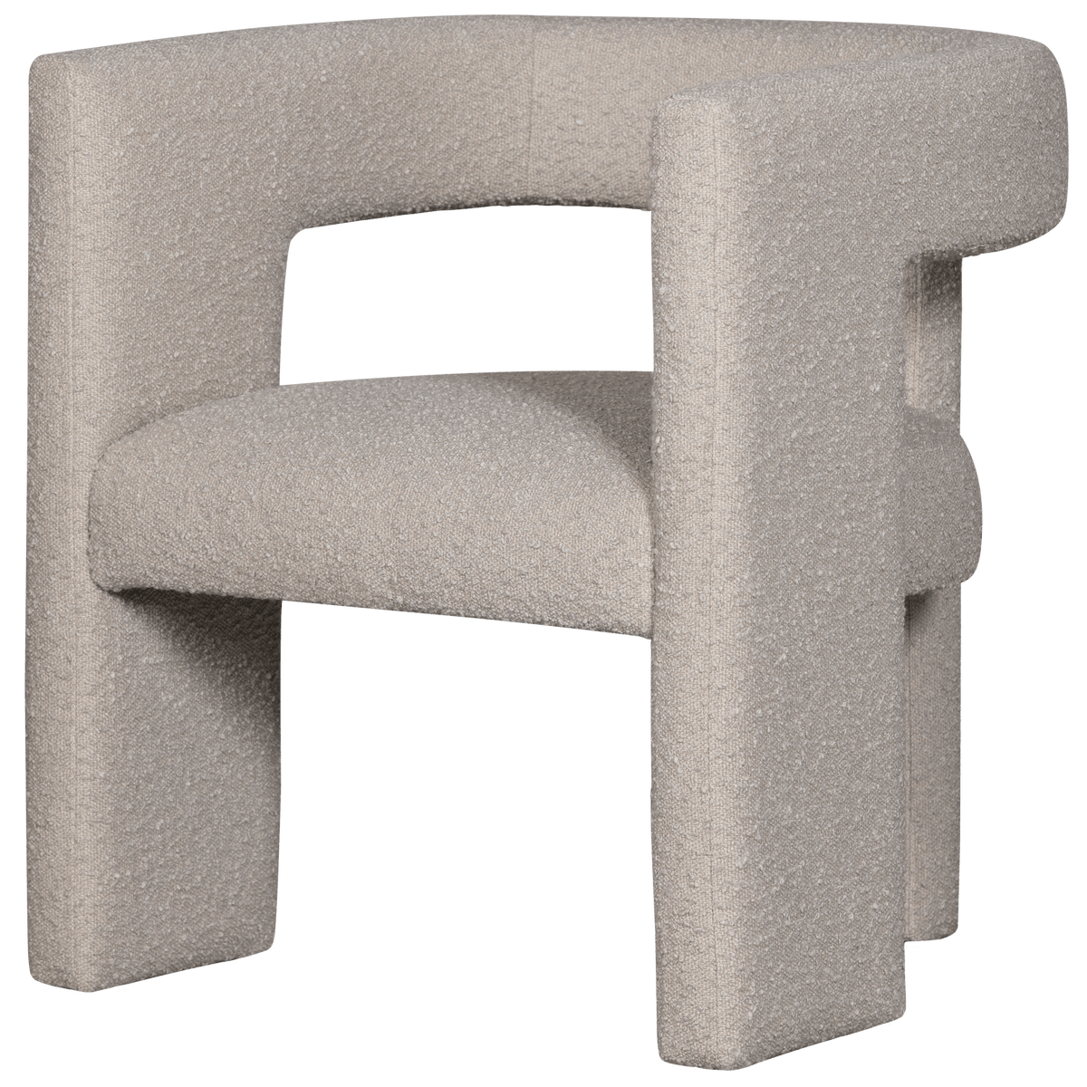 TIWA FAUTEUIL BOUCLE BEIGE