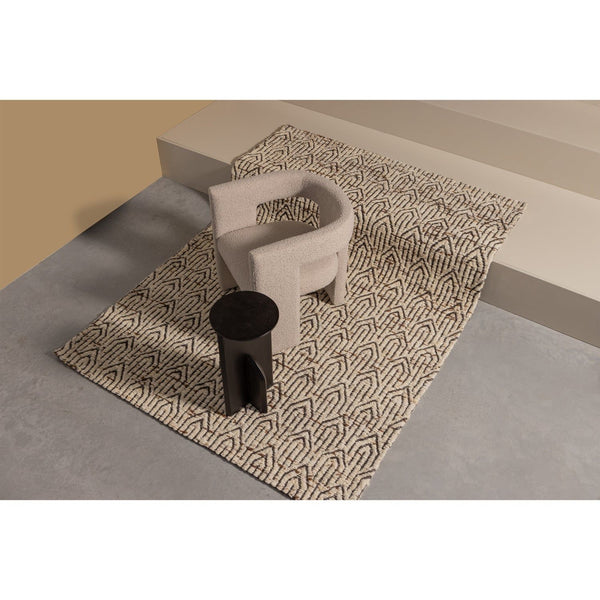 TIWA FAUTEUIL BOUCLE BEIGE
