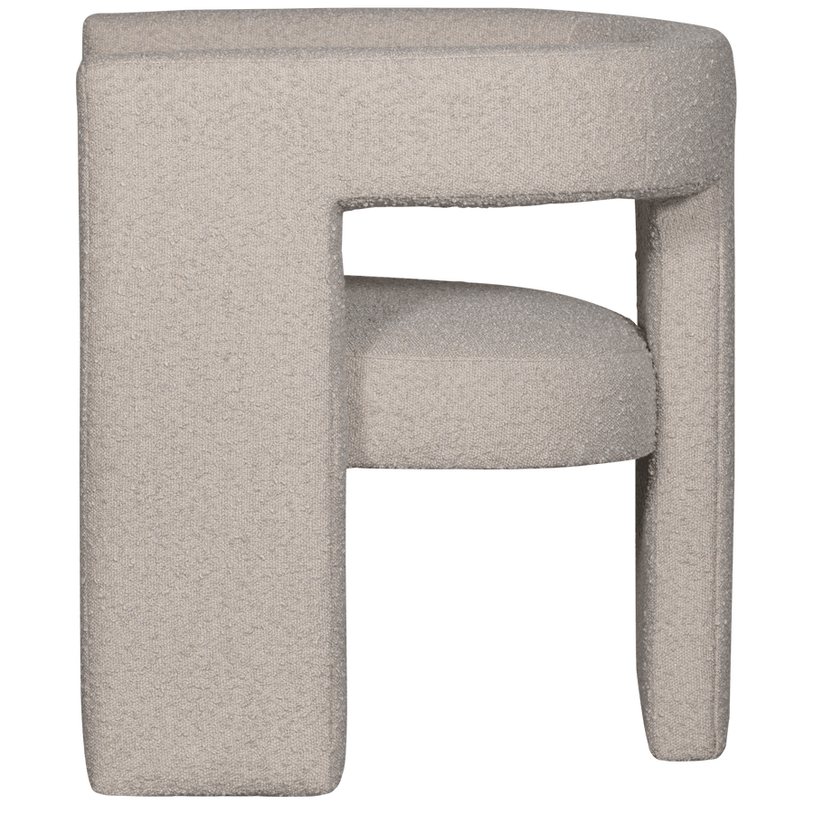TIWA FAUTEUIL BOUCLE BEIGE
