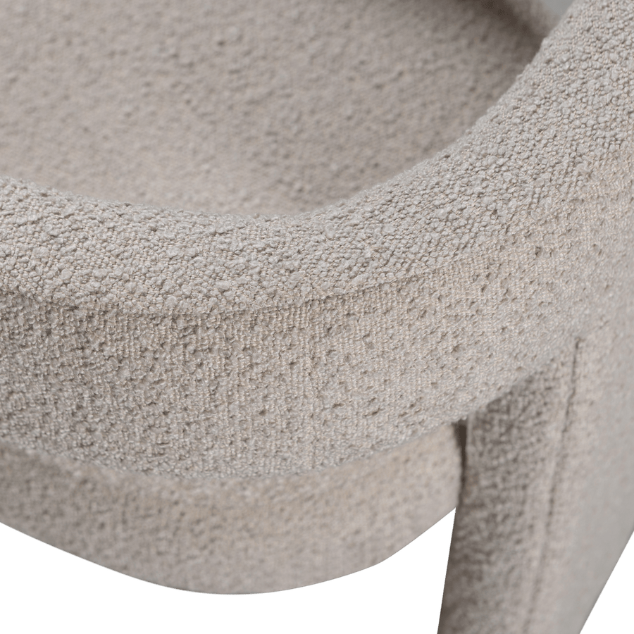 TIWA FAUTEUIL BOUCLE BEIGE