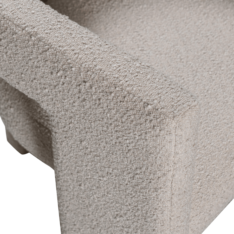 TIWA FAUTEUIL BOUCLE BEIGE