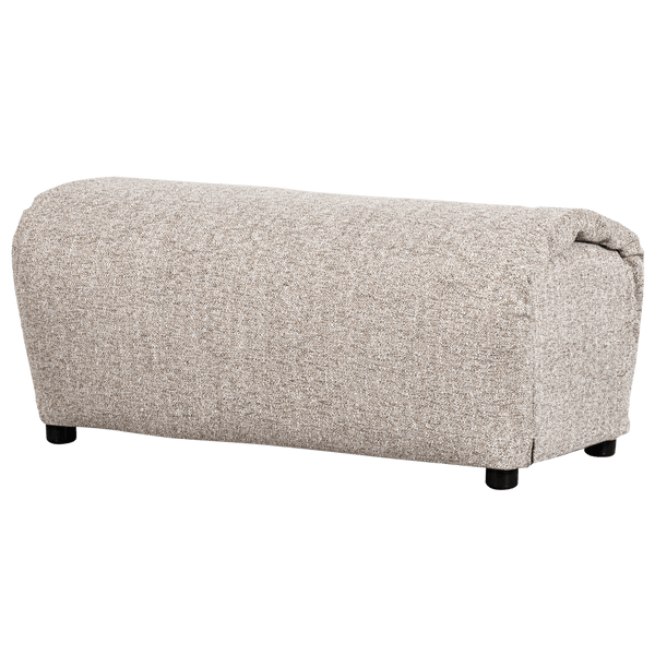 BAGGY HOCKER GEWEVEN STOF NATUREL MELANGE