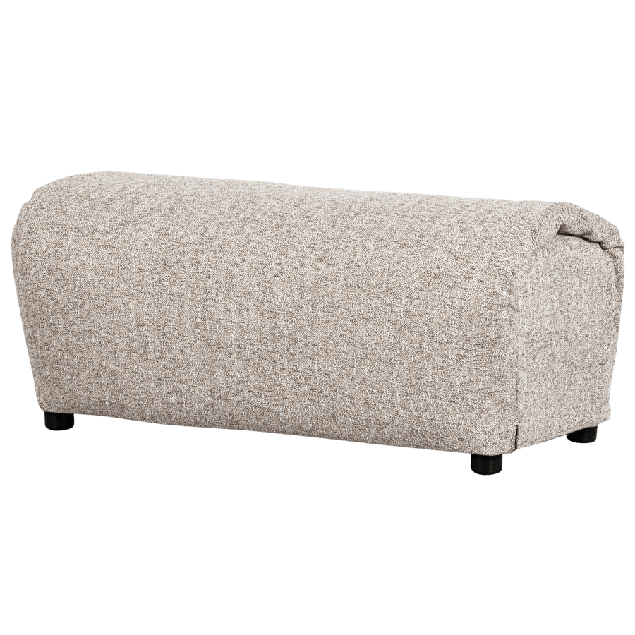 BAGGY HOCKER GEWEVEN STOF NATUREL MELANGE