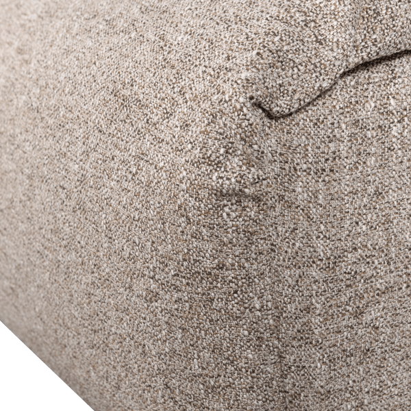 BAGGY HOCKER GEWEVEN STOF NATUREL MELANGE