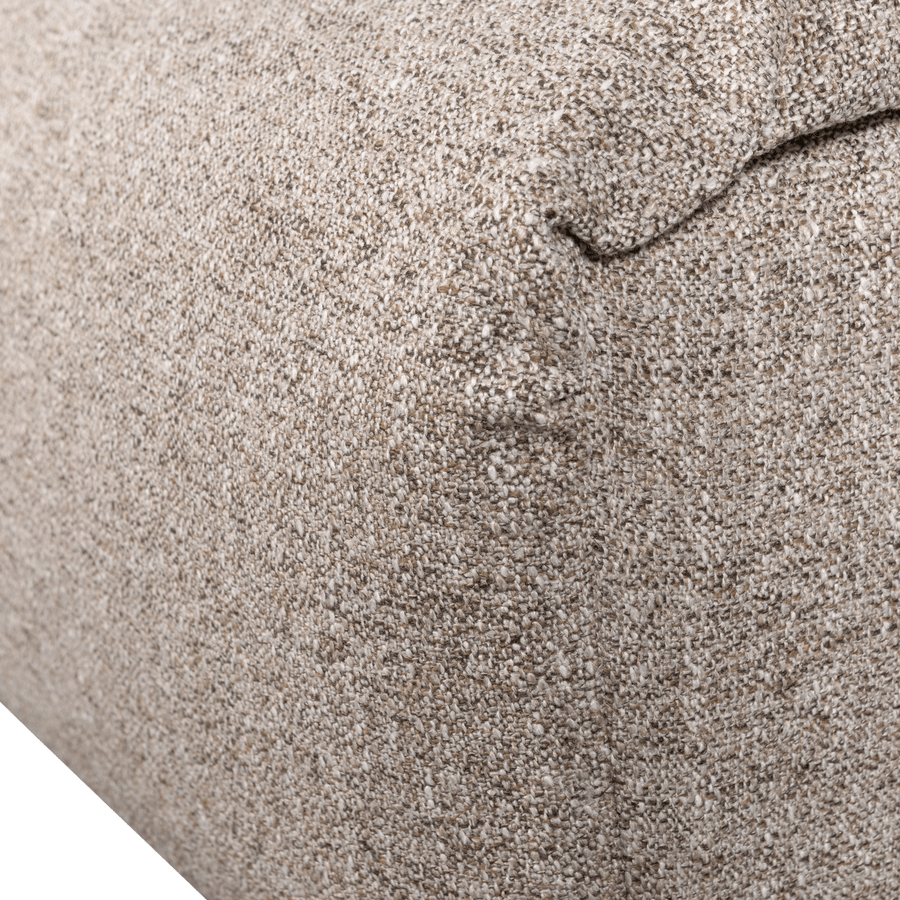 BAGGY HOCKER GEWEVEN STOF NATUREL MELANGE