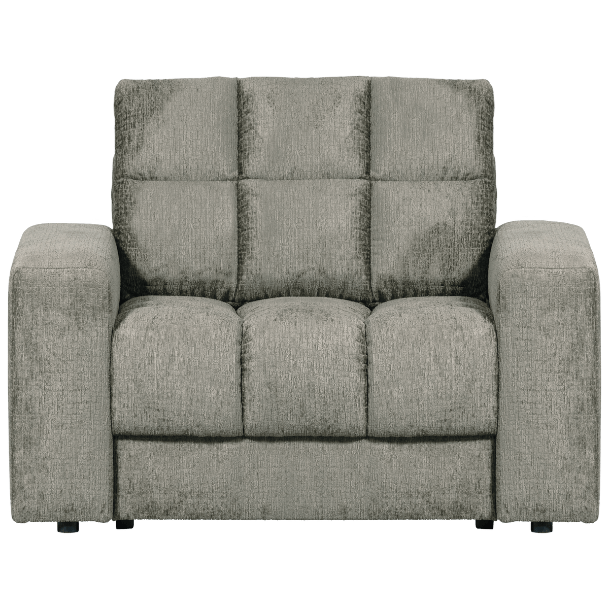 SECOND DATE FAUTEUIL STRUCTURE VELVET FROST