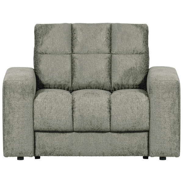 SECOND DATE FAUTEUIL STRUCTURE VELVET FROST